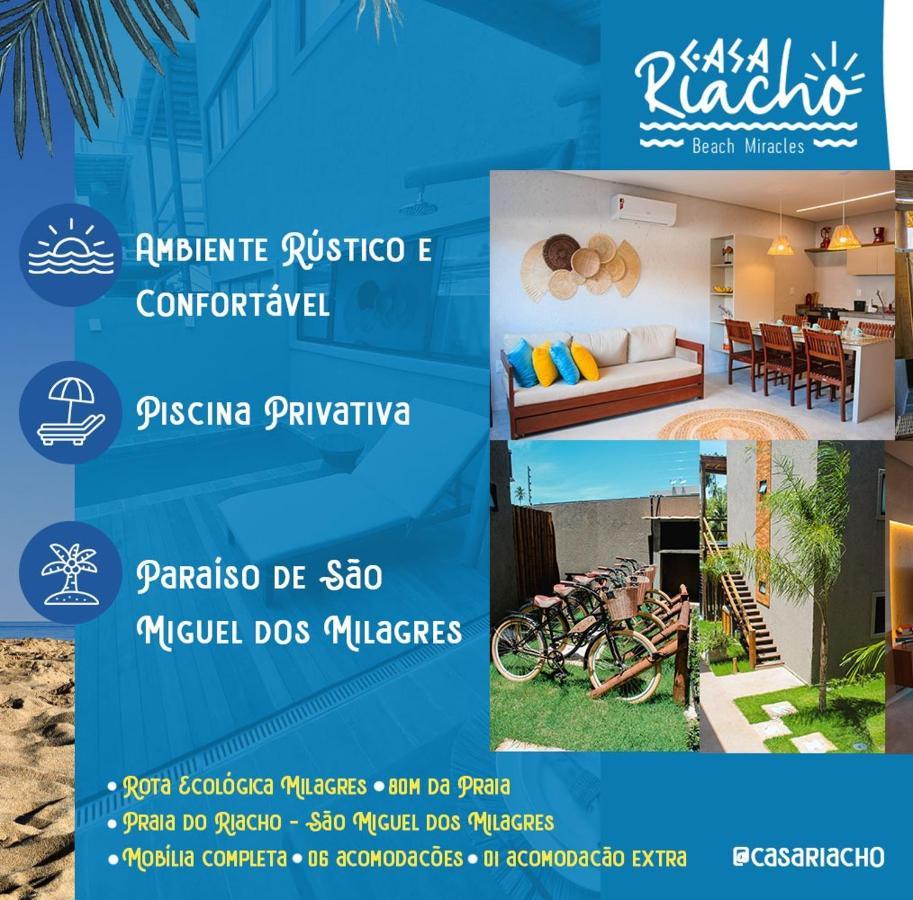 Casa Riacho Villa Sao Miguel dos Milagres Ngoại thất bức ảnh